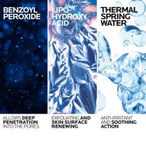 EFFACLAR DUAL ACTION ACNE FACE WASH WITH 4% BENZOYL PEROXIDE